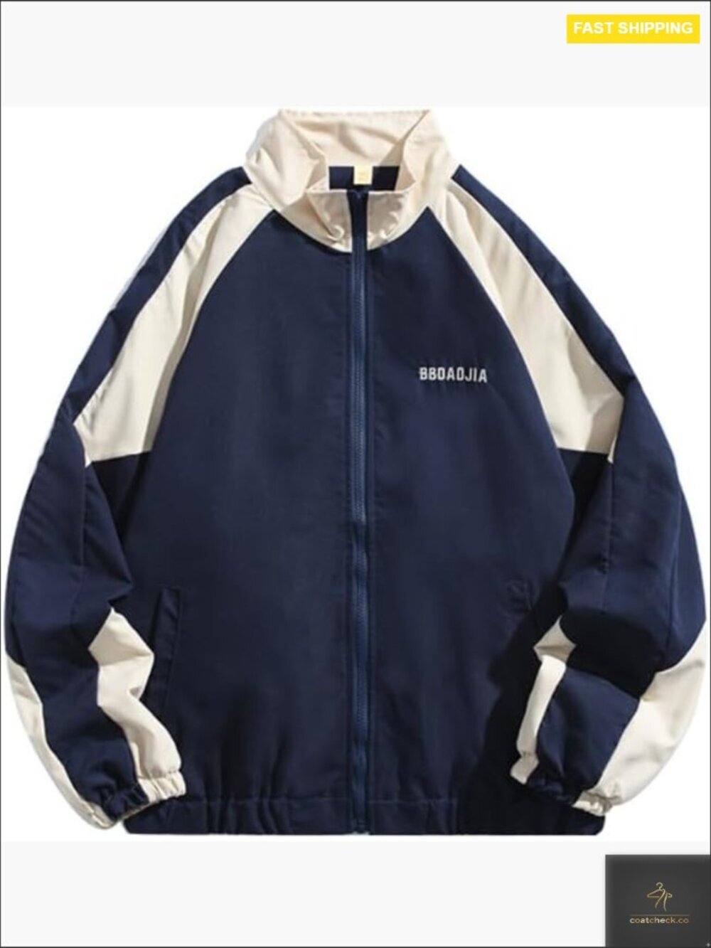 Unisex Varsity Jacket Letter Print Bomber Coat Y2k Streetwear Windbreaker